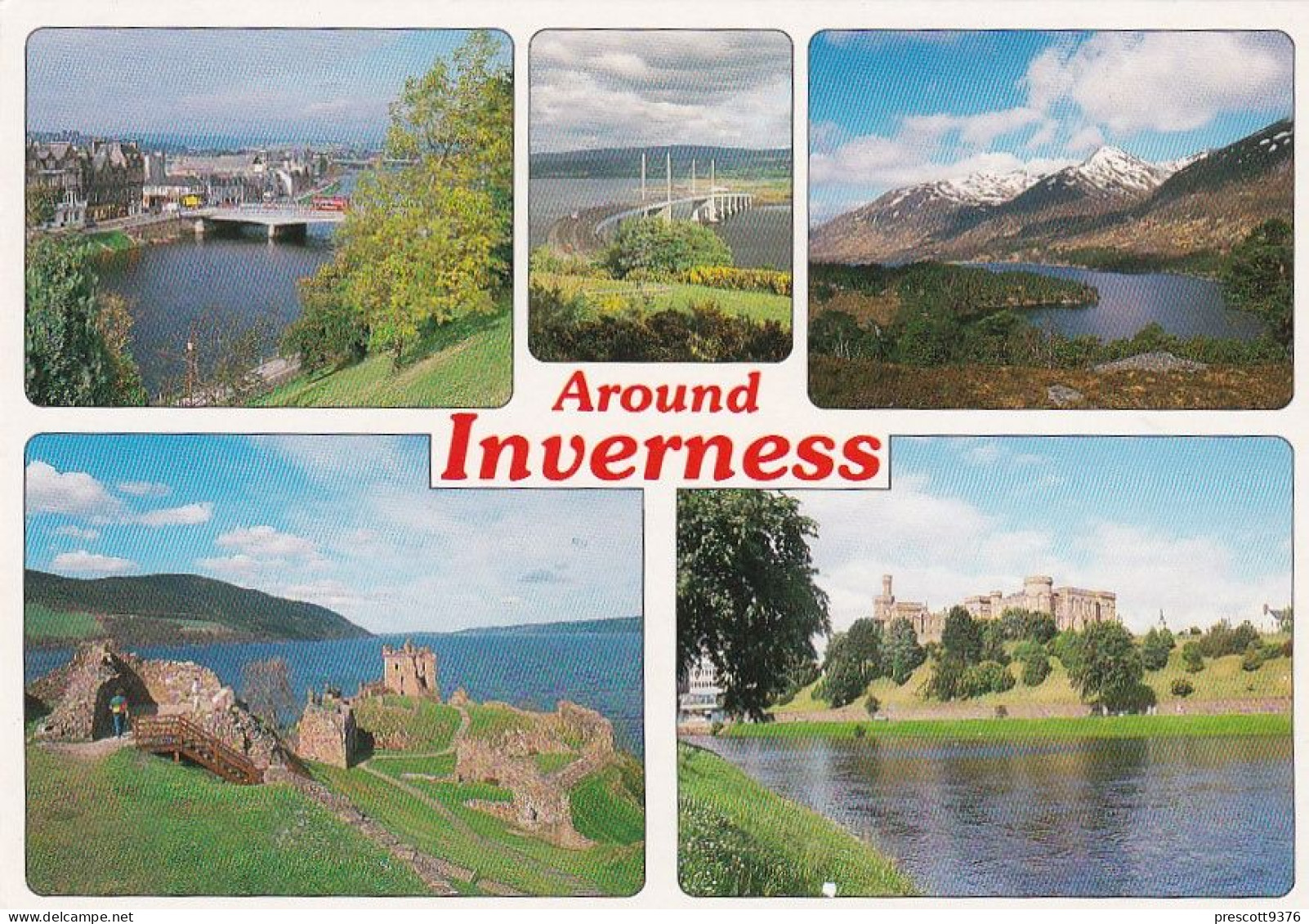 Around Inverness - Multiview  - Unused Postcard - UK47 - Inverness-shire