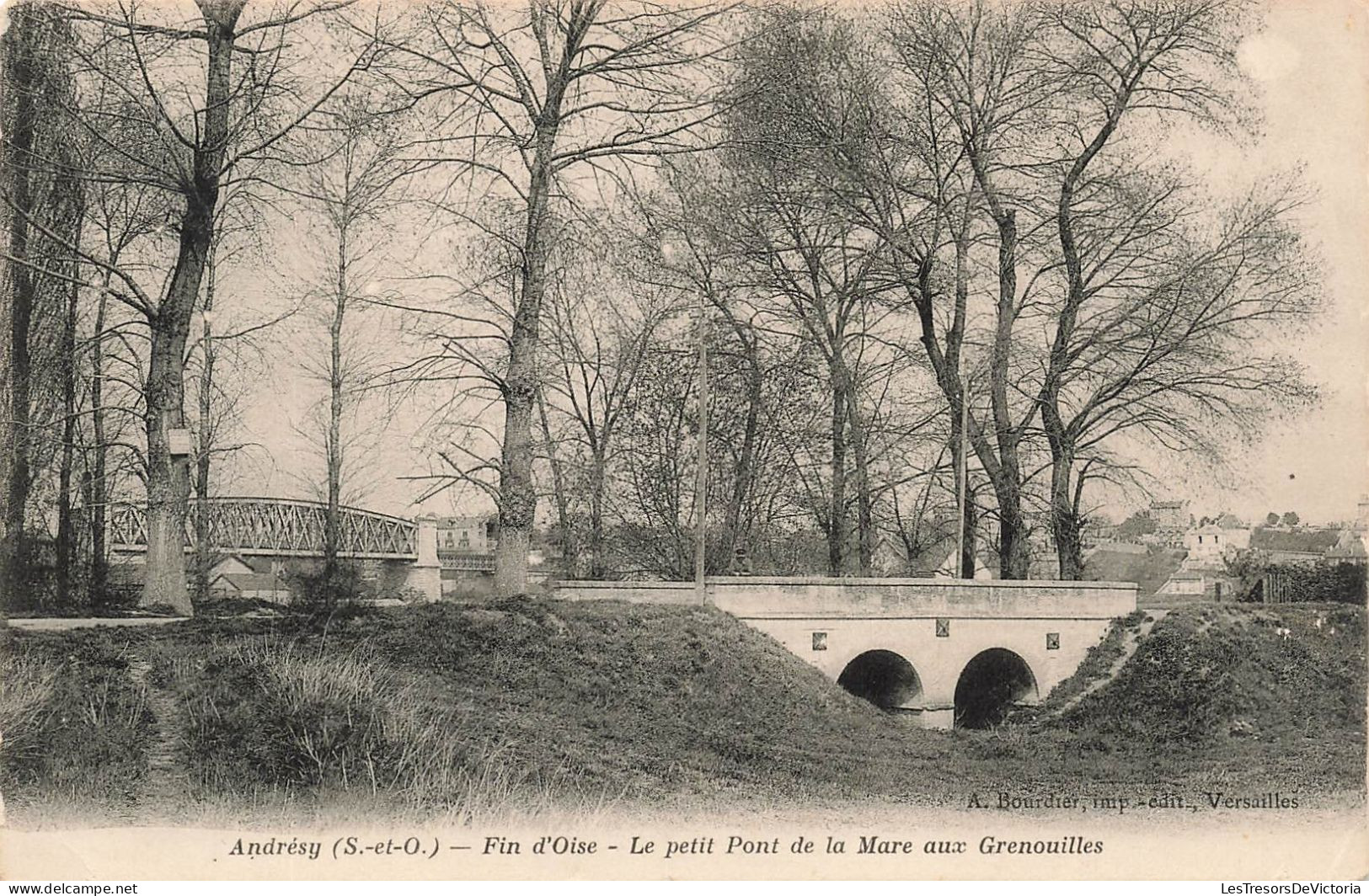 FRANCE - Andrésy - Fin D'Oise - Le Petit Pont De La Mare Aux Grenouilles - Carte Postale Ancienne - Andresy