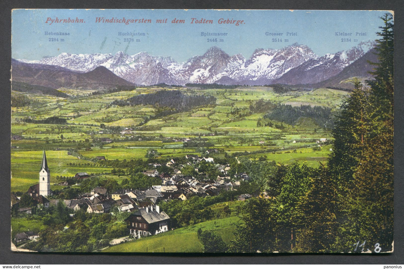 PYHRNBAHN WINDISCHGARSTEN  AUSTRIA, Year 1915 - Windischgarsten