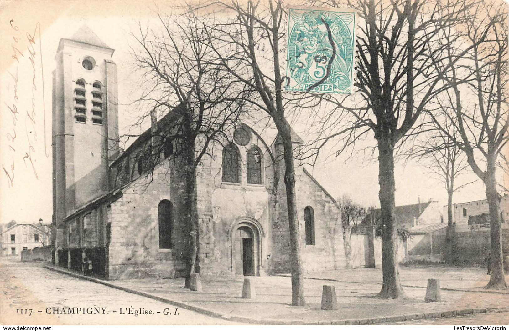 FRANCE - Champigny - L'église - Carte Postale Ancienne - Champigny Sur Marne