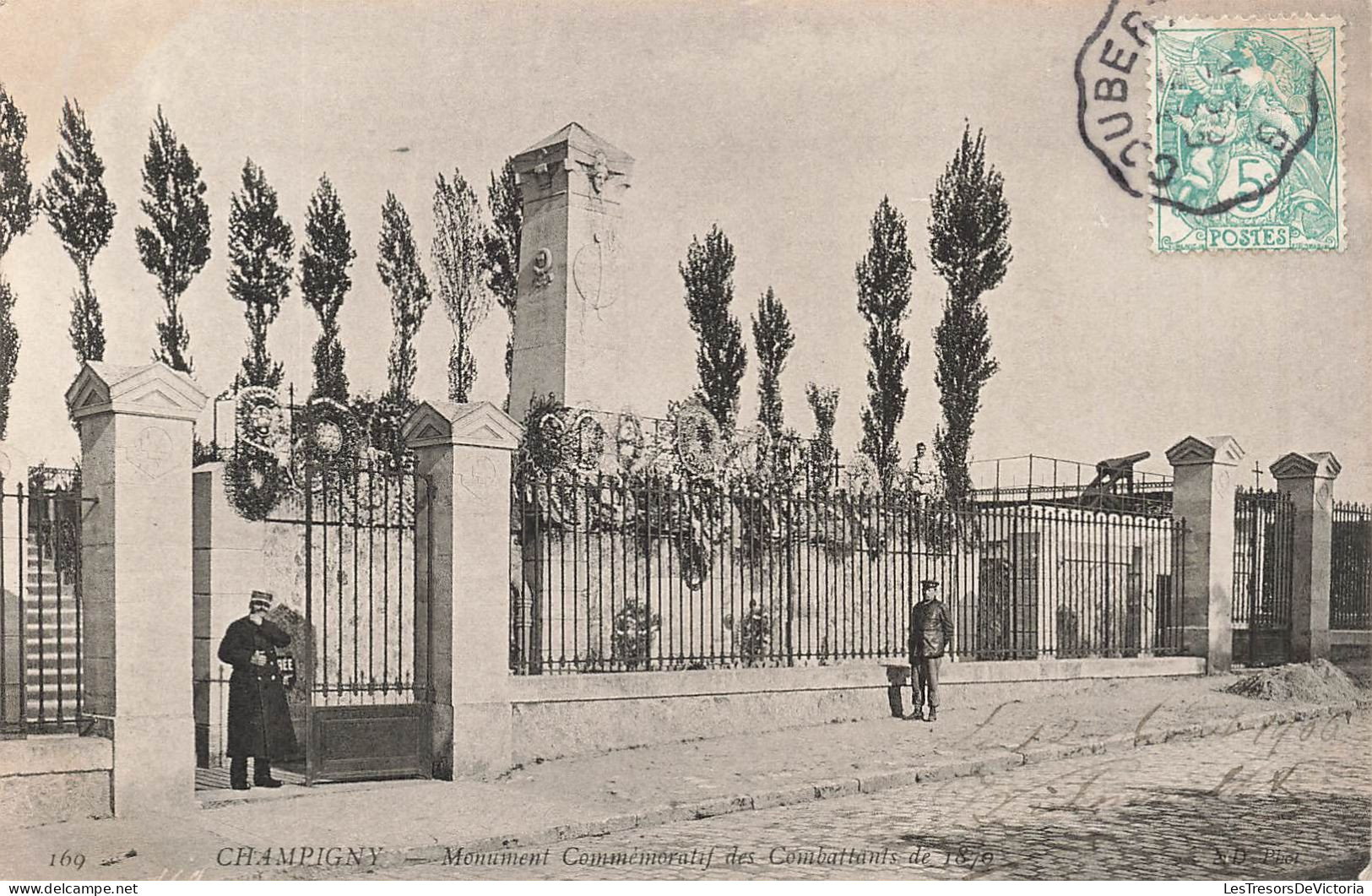 FRANCE - Champigny - Le Monument Commémoratif Des Combattants De 1870 - Carte Postale Ancienne - Champigny Sur Marne