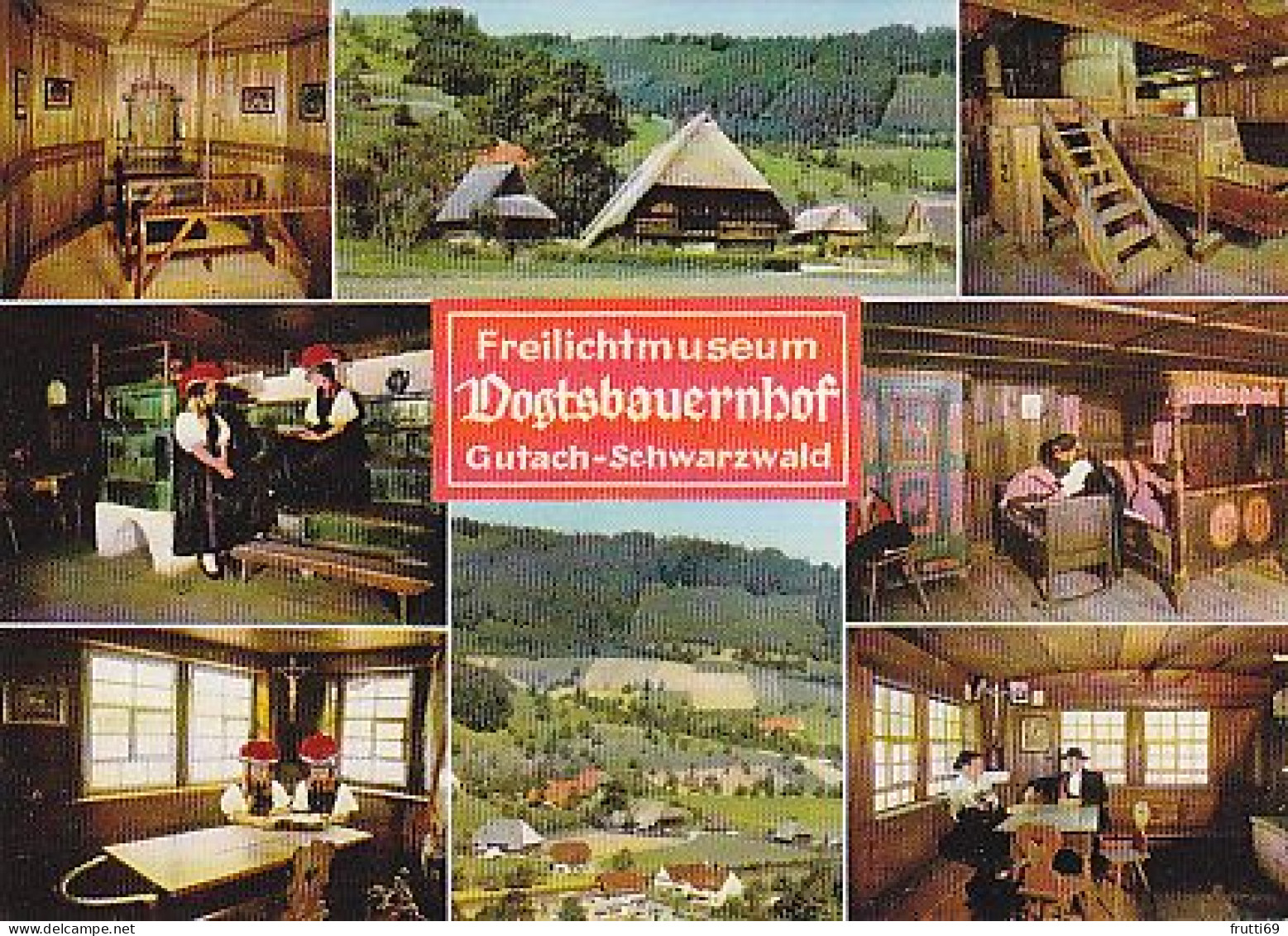 AK 192580 GERMANY - Gutach / Schwarzwald - Freilichtmuseum Vogtsbauernhof - Gutach (Schwarzwaldbahn)