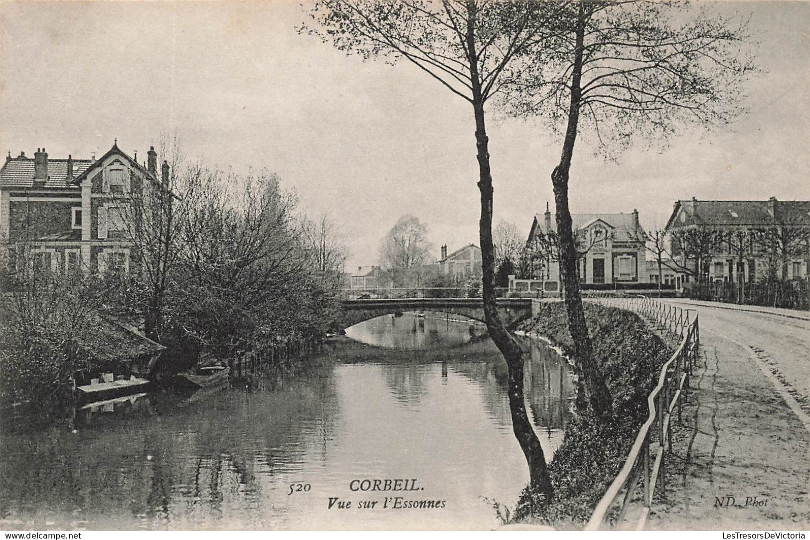 FRANCE - Corbeil - Vue Sur L'Essonnes - Carte Postale Ancienne - Corbeil Essonnes