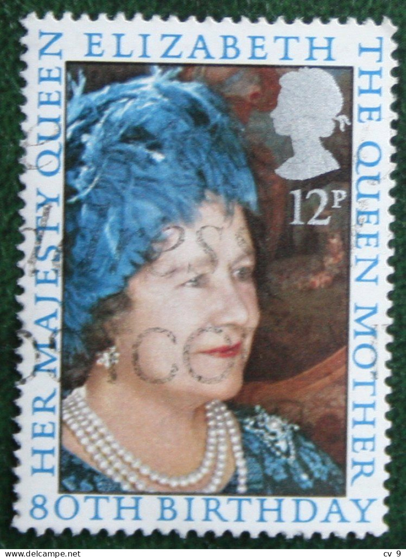 Queen Mother Elizabeth Mi 845 1980 Used Gebruikt Oblitere ENGLAND GRANDE-BRETAGNE GB GREAT BRITAIN - Usati