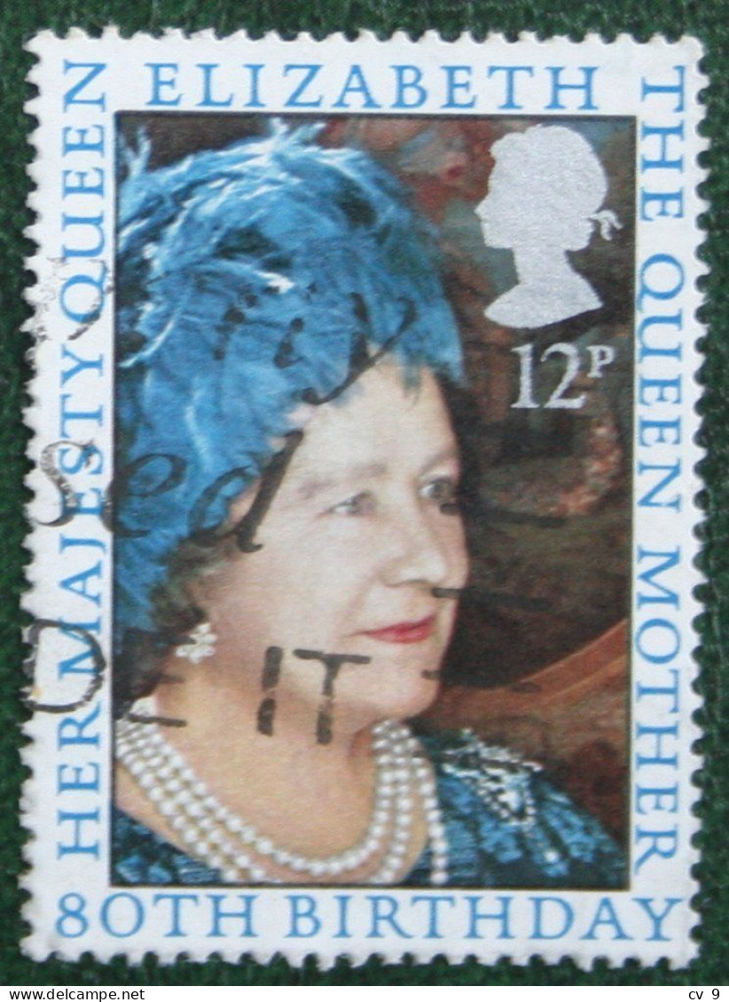 Queen Mother Elizabeth Mi 845 1980 Used Gebruikt Oblitere ENGLAND GRANDE-BRETAGNE GB GREAT BRITAIN - Usati