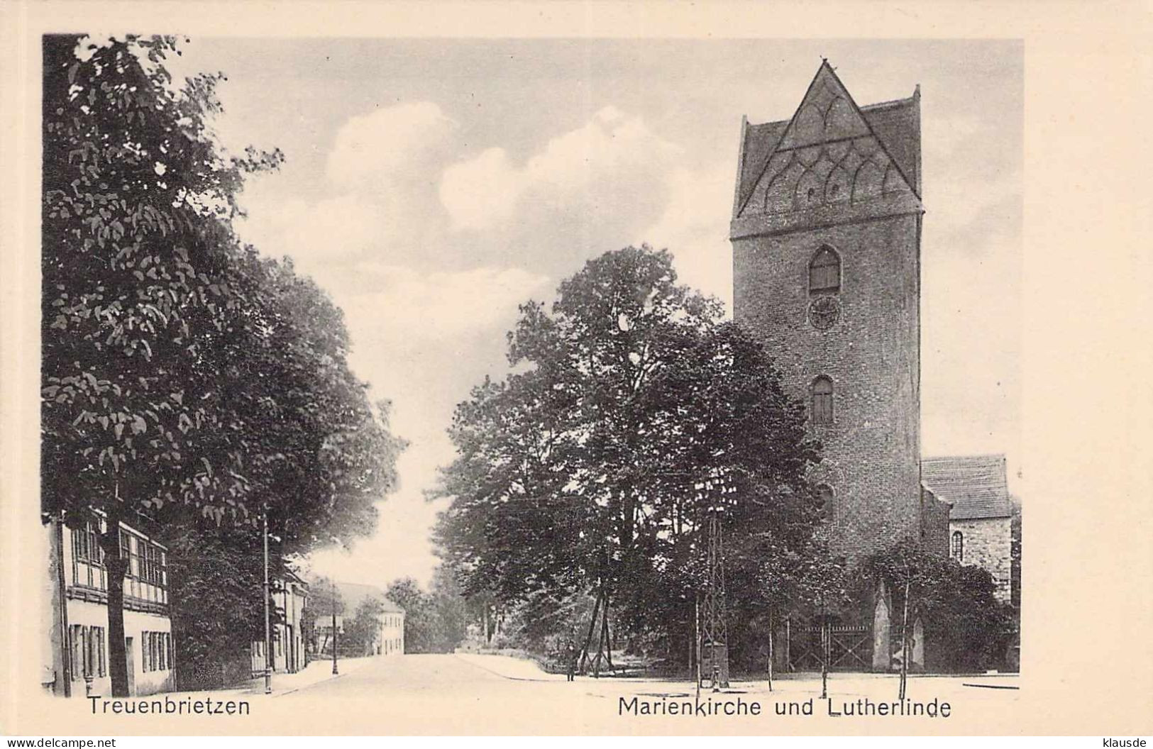 Treuenbritzen - Marienkirche Und Lutherlinde - Treuenbrietzen