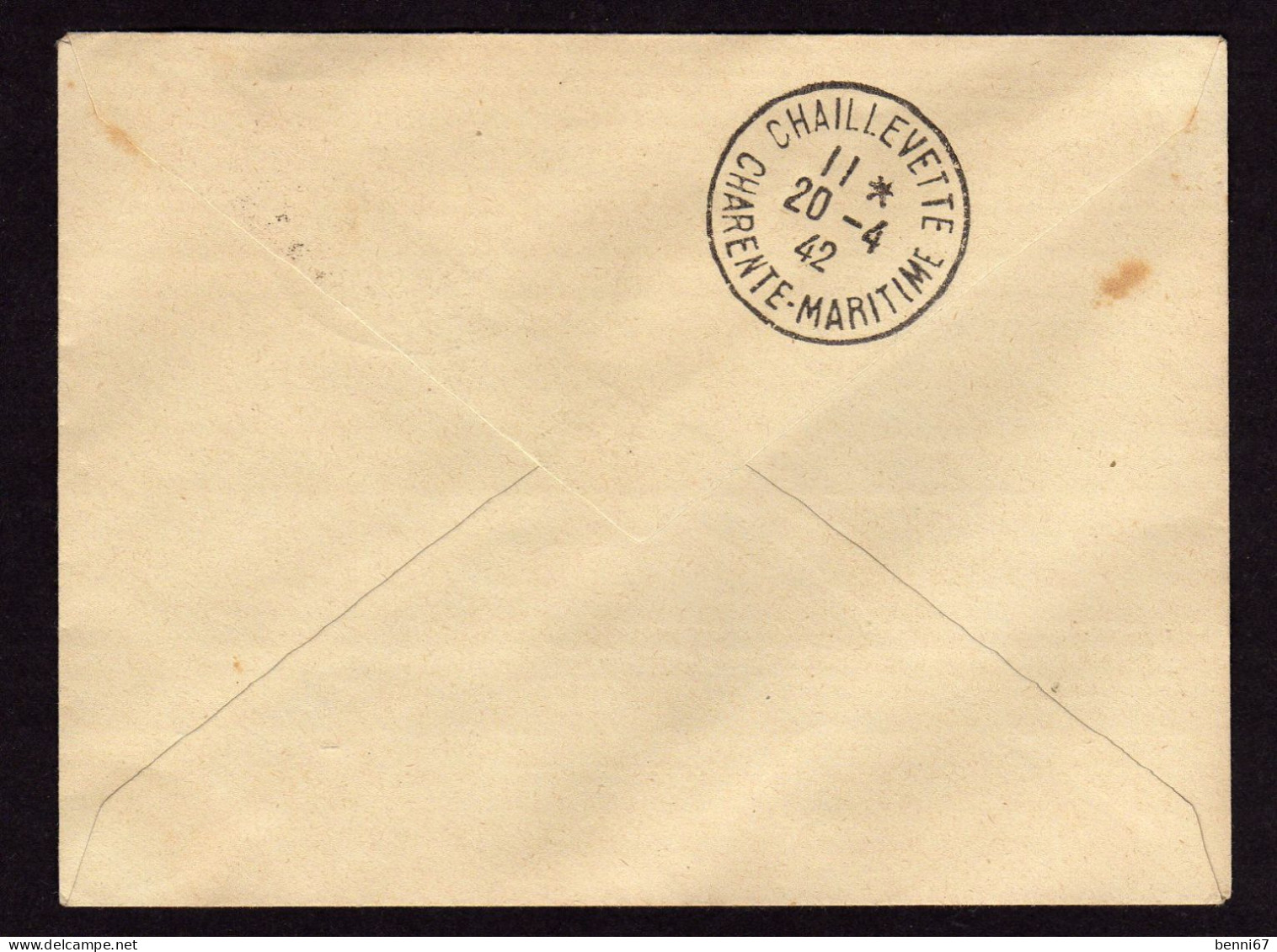 FRANCE FDC 1942 Journée Du Timbre Yv 516 Cote 12 - ....-1949