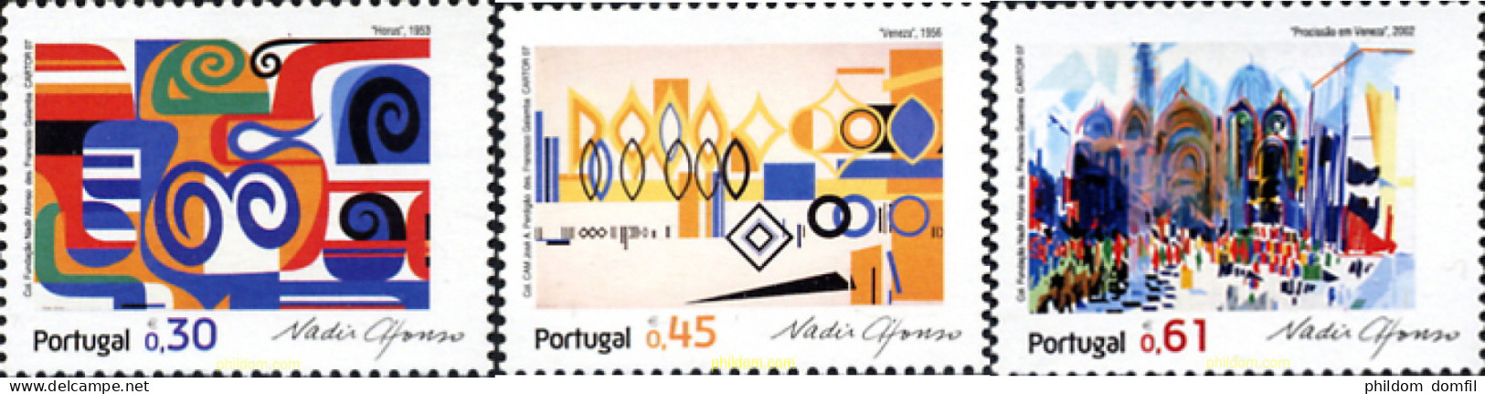 212303 MNH PORTUGAL 2007 PINTURAS DE NADIR ALFONSO - Otros & Sin Clasificación