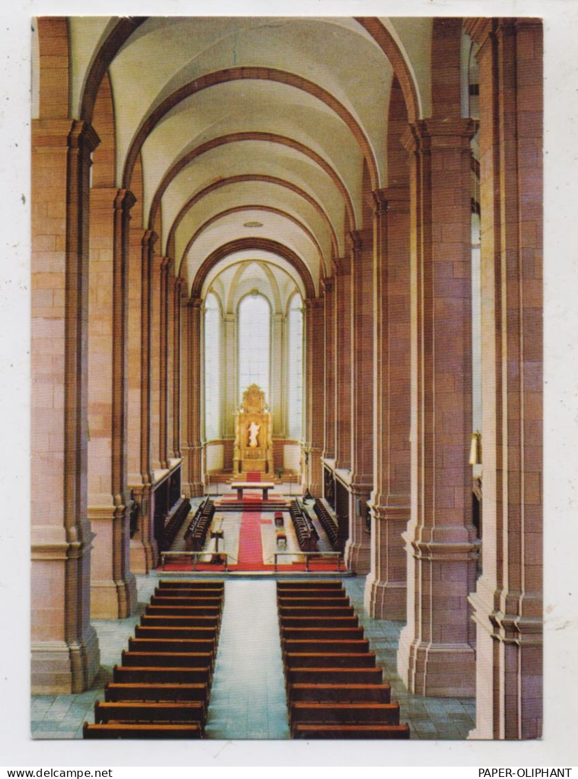 5560 WITTLICH - GROSSLITTGEN, Abteikirche, Innenansicht - Wittlich