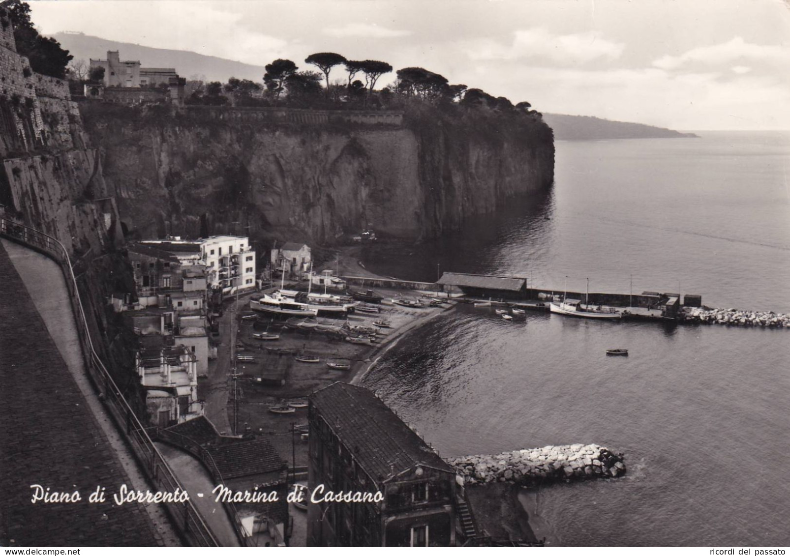 Cartolina Piano Di Sorrento ( Napoli ) Marina Di Cassano - Pozzuoli