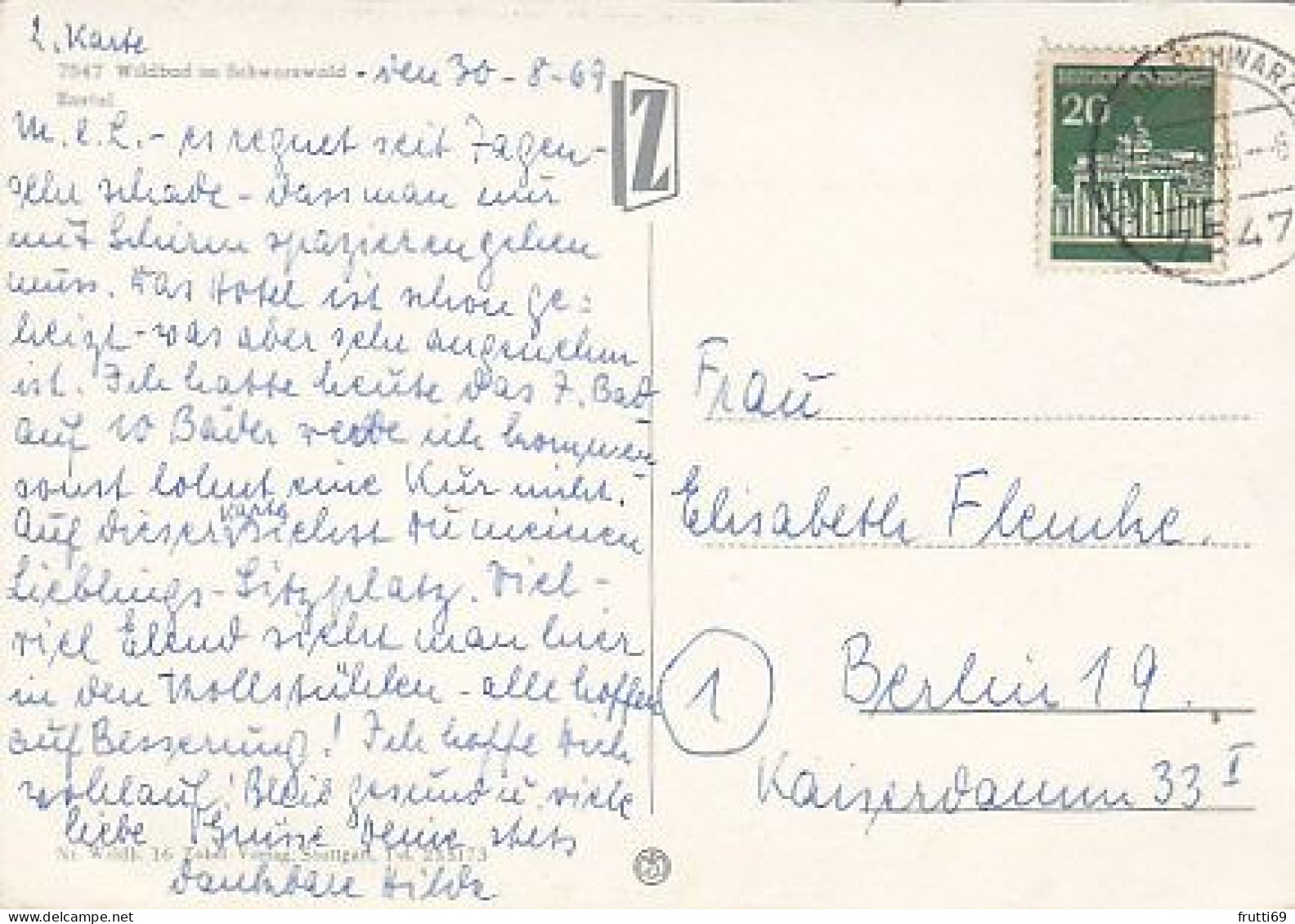 AK 192601 GERMANY - Wildbad Im Schwarzwald - Enstal - Hochschwarzwald