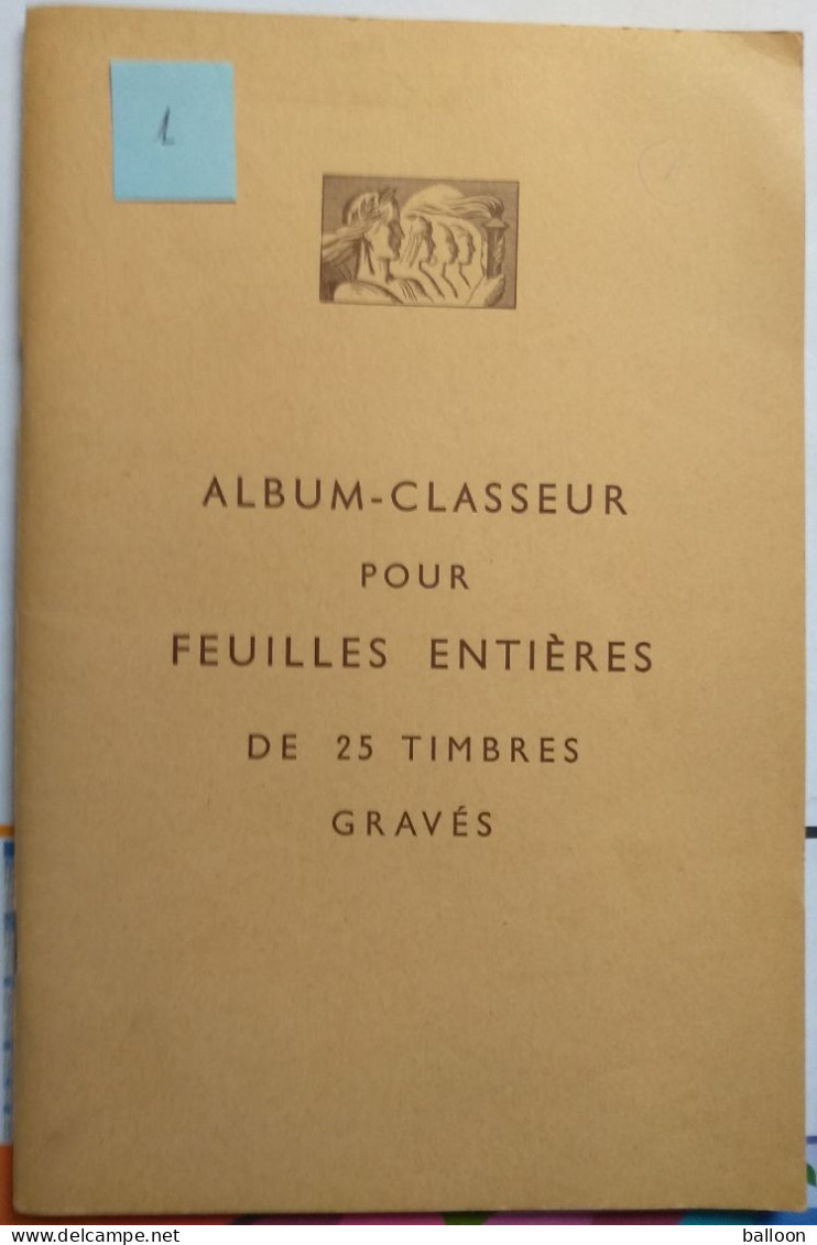 Album Classeur Pour Feuilles Entières - 24 Pages Cristal Pour Ranger 48 Feuilles Format 19 X 29 Cm, Avec Répertoirte - Albums Pour Feuilles Complètes