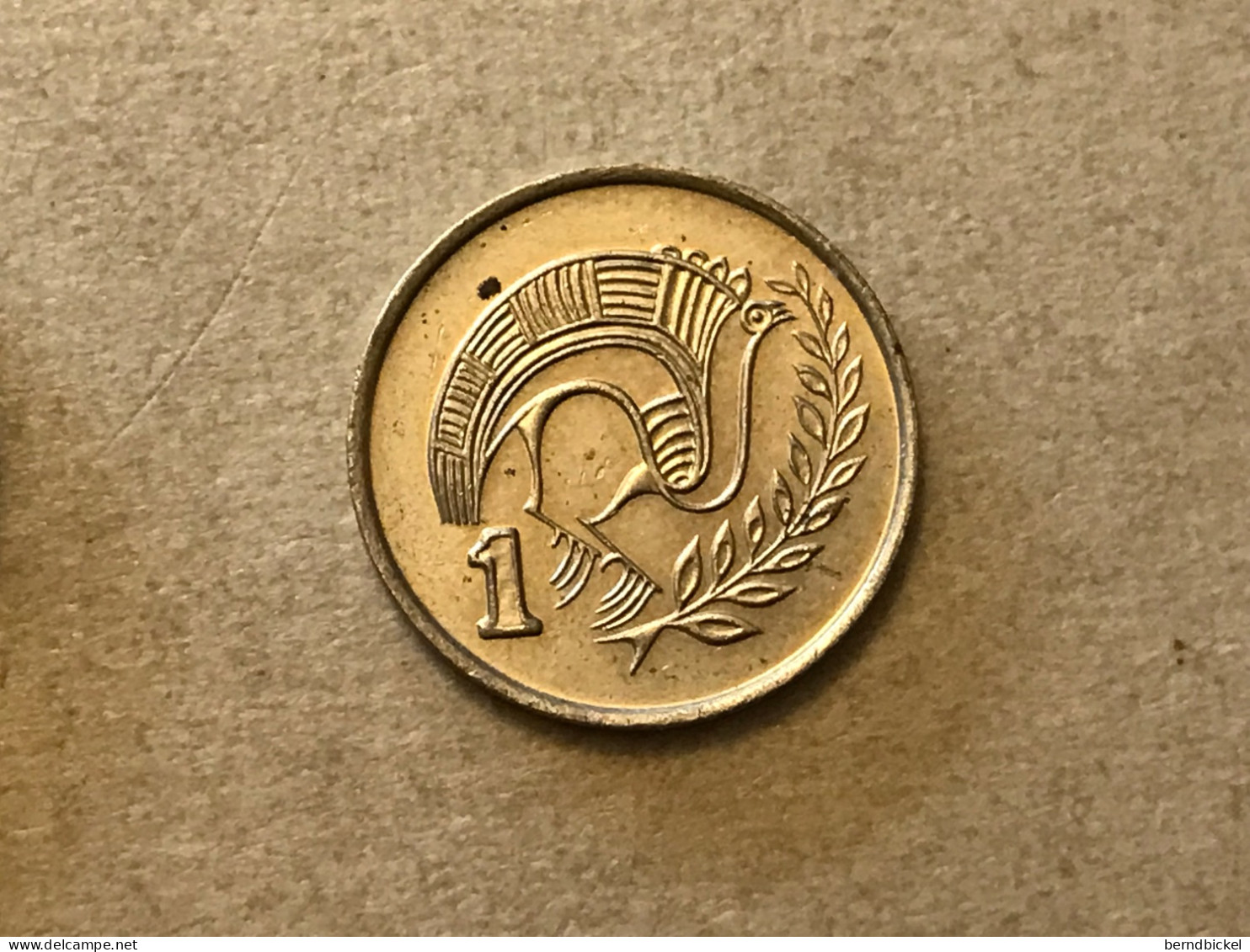 Münze Münzen Umlaufmünze Zypern 1 Cent 1987 - Chypre