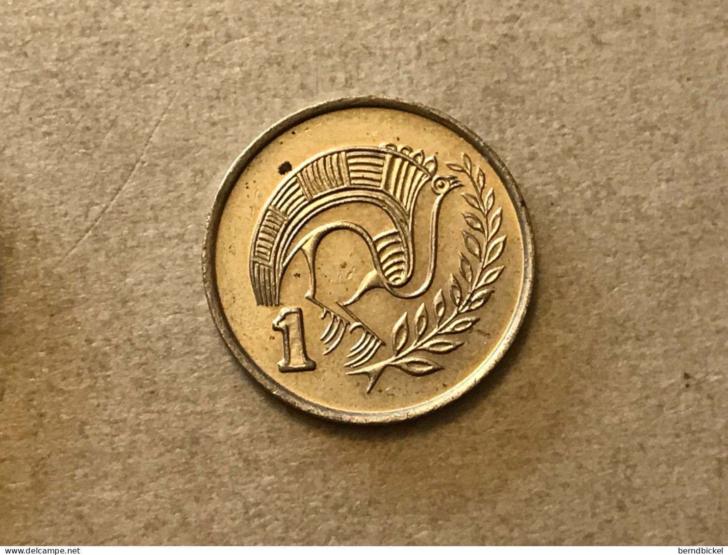 Münze Münzen Umlaufmünze Zypern 1 Cent 1987 - Cyprus