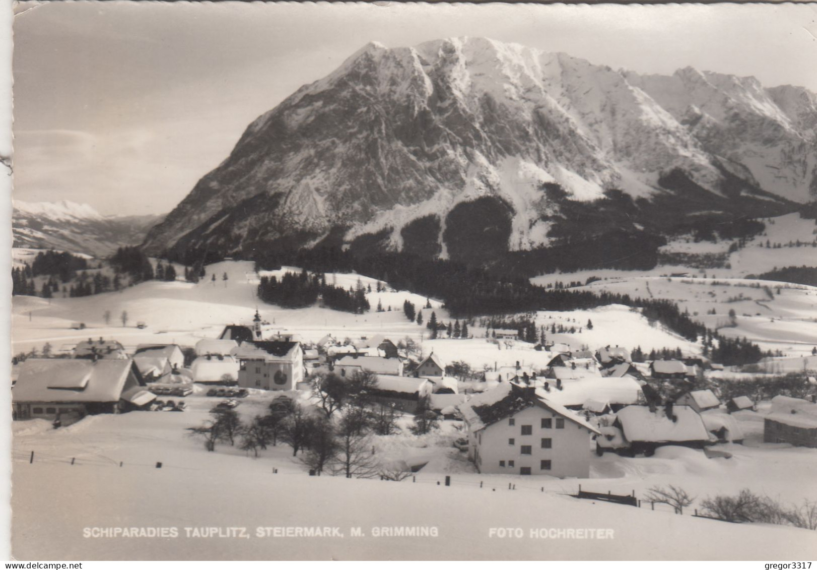 E1850) Skiparadies TAUPLITZ - Steiermark Mit Grimming - Alte FOTO AK - Foto Hochreiter - Alt ! - Tauplitz