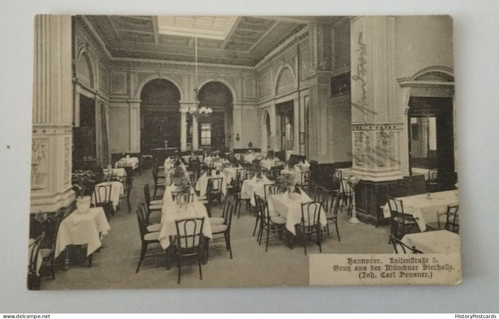 Gruß Aus Der Münchner Bierhalle In Hannover, 1912 - Hannover