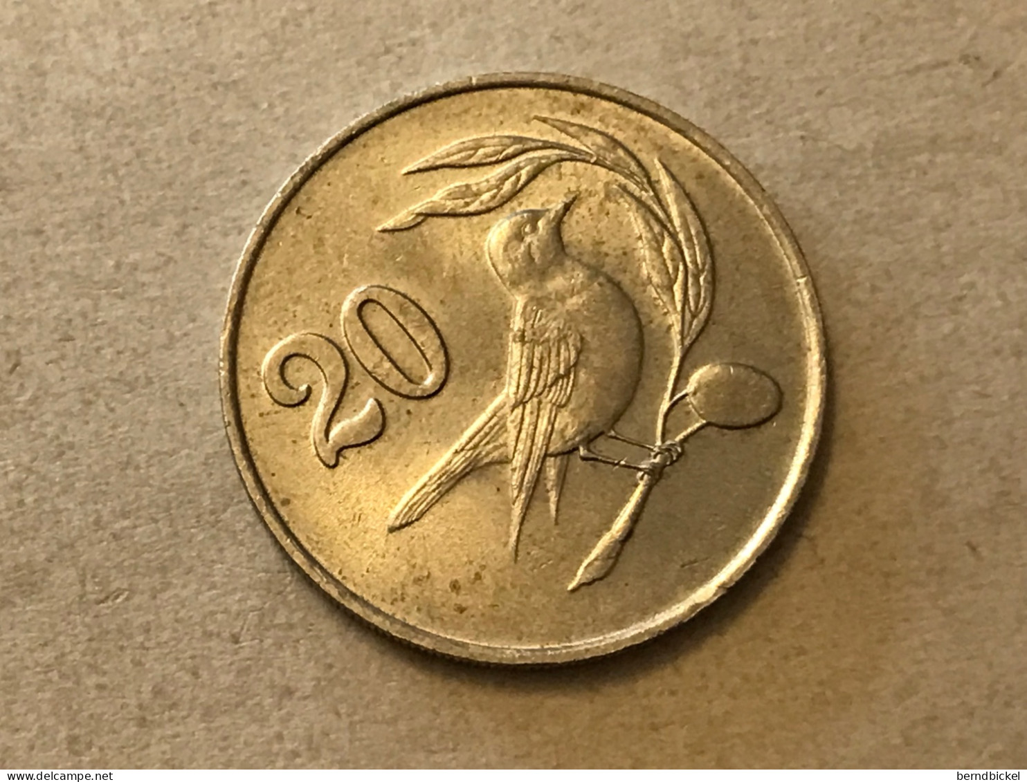 Münze Münzen Umlaufmünze Zypern 20 Cent 1983 - Chypre