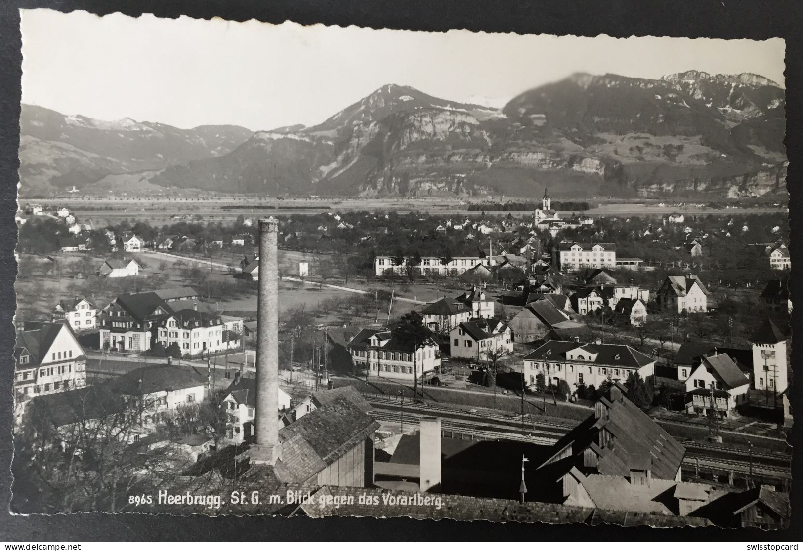 HEERBRUGG St.G. M. Blick Geg. Vorarlberg Gel. 1946 V. Rheineck - Rheineck