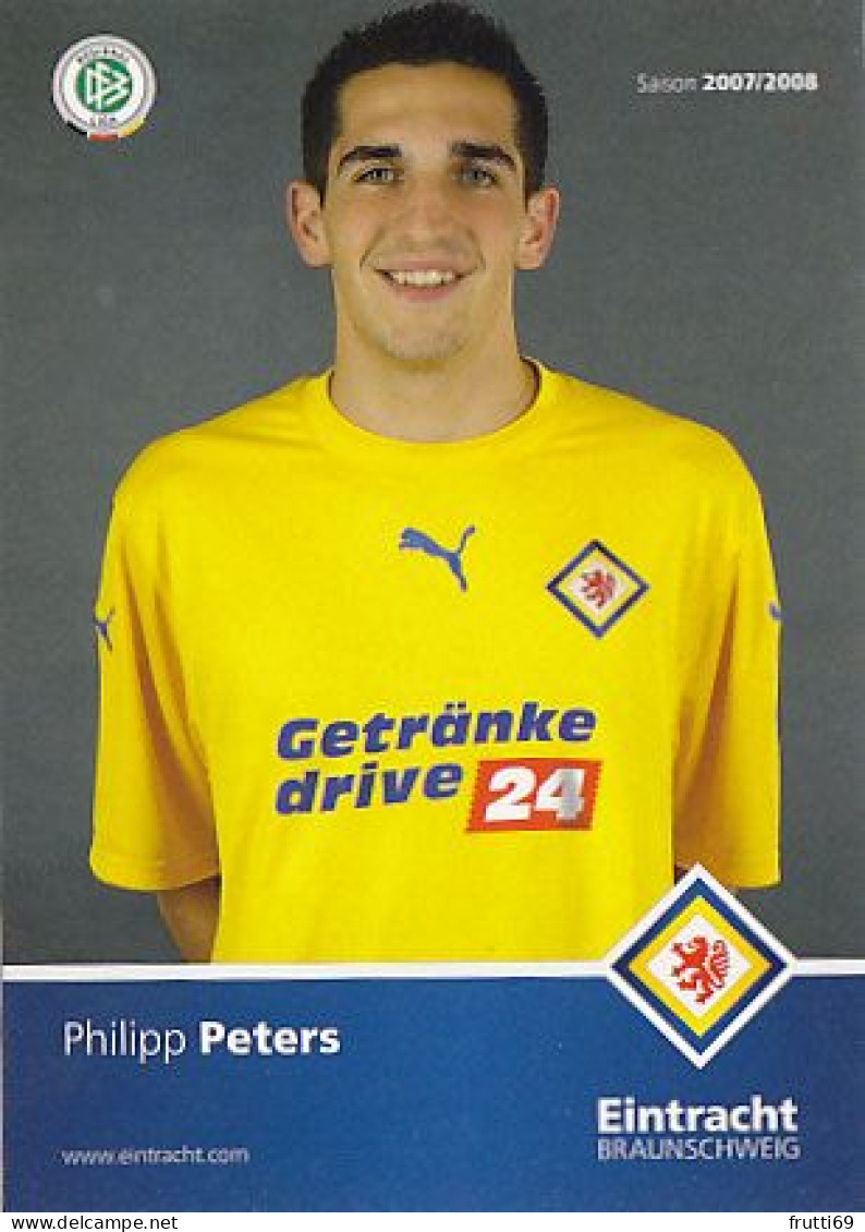 AK 192610  FOOTBALL / SOCCER / FUSSBALL - Eintracht Braunschweig 2007 / 2008 - Philipp Peters - Calcio