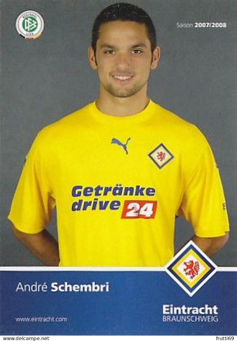 AK 192613  FOOTBALL / SOCCER / FUSSBALL - Eintracht Braunschweig 2007 / 2008 - André Schembri - Calcio