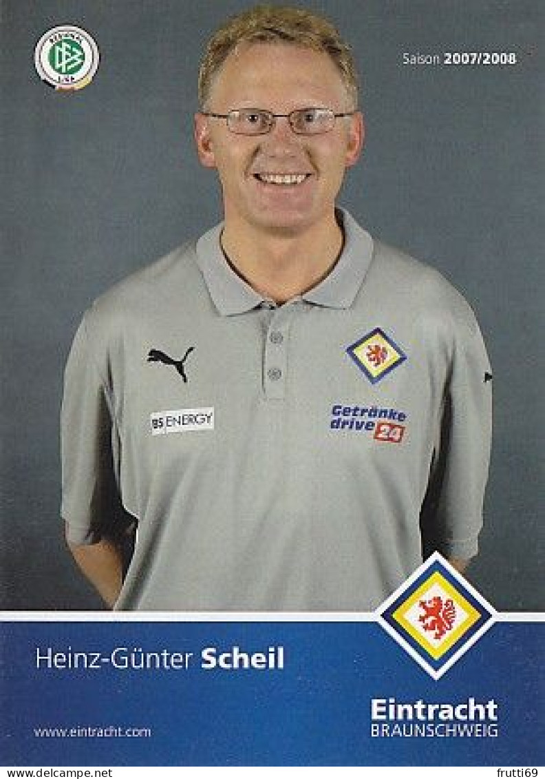 AK 192616  FOOTBALL / SOCCER / FUSSBALL - Eintracht Braunschweig 2007 / 2008 - Heinz-Günther Scheil - Calcio