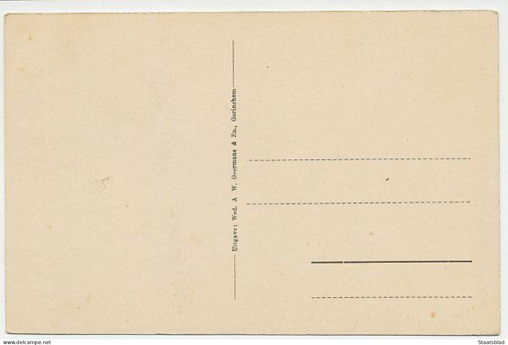 02- Prentbriefkaart Gorinchem - De Waterpoort - Gorinchem