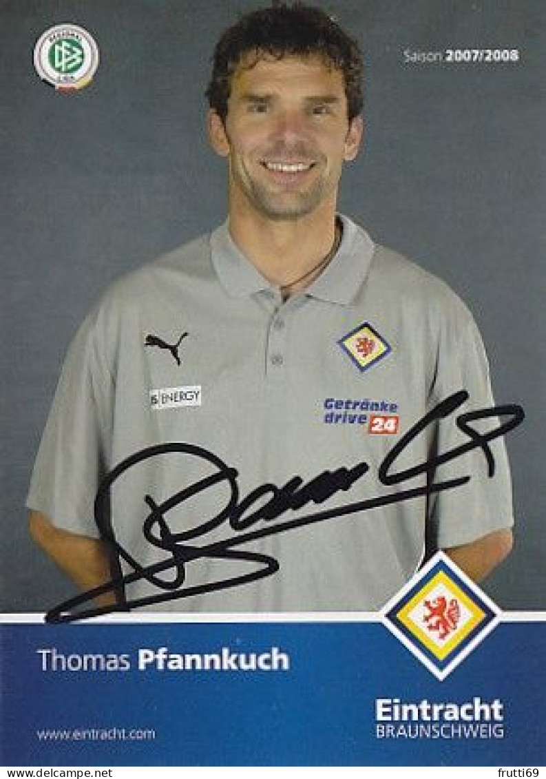 AK 192627 FOOTBALL / SOCCER / FUSSBALL - Eintracht Braunschweig 2007 / 2008 - Thomas Pfannkuch - Calcio