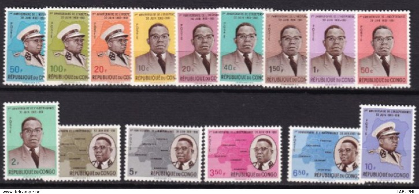 CONGO  MNH **  1961 - Ungebraucht