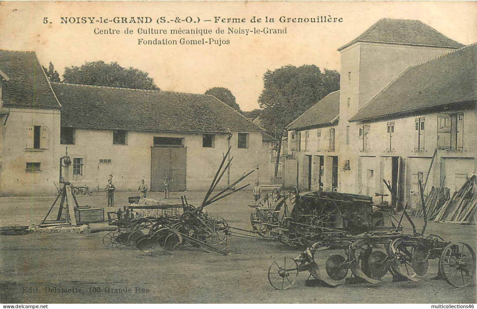 040124 - 93 NOISY LE GRAND Ferme De La Grenouillère Centre Culture Mécanique GOMEL PUJOS 5 Matériel Agricole - Noisy Le Grand