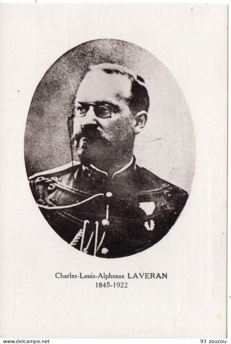 Charles Louis Alphonse LAVERAN . 1845 - 1922. Carte Rare Et Impeccable . - Nobel Prize Laureates