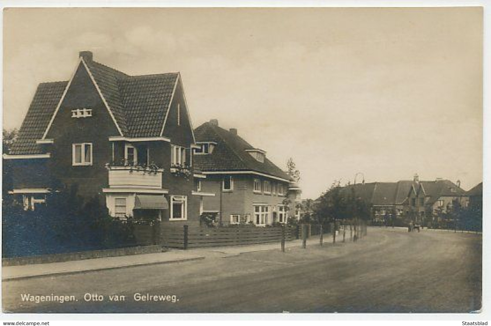 03- Prentbriefkaart Wageningen 1912 - Otto Van Gelreweg - Wageningen