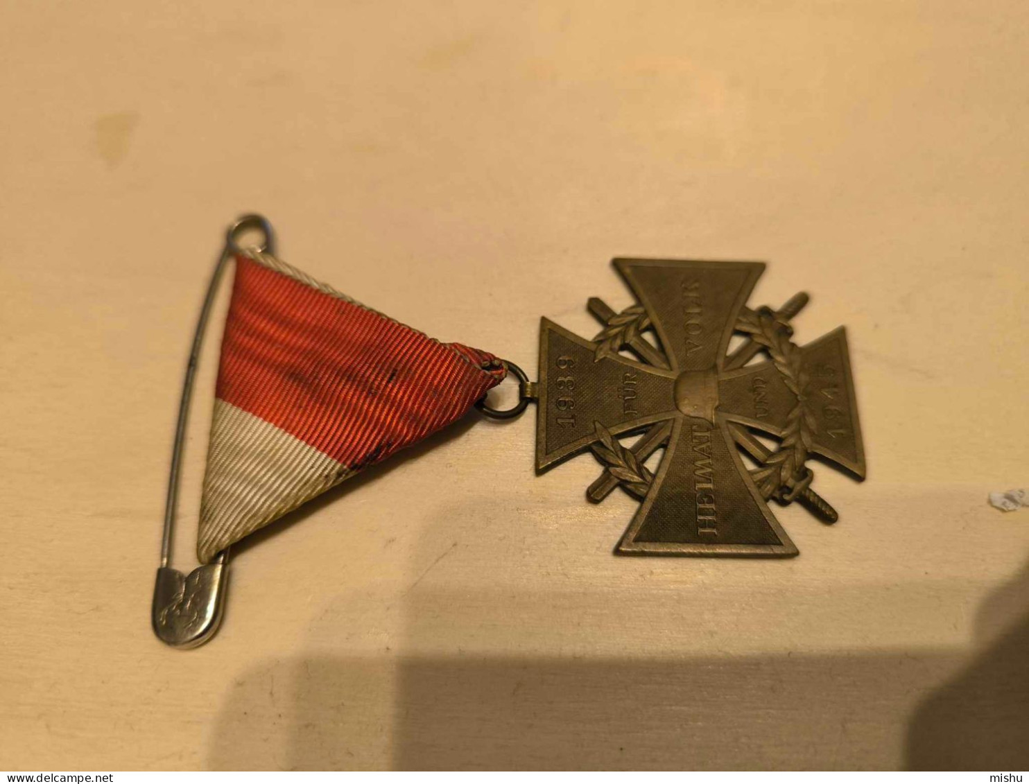 Austrian Cross FUR HEIMAT UND VOLK 1939 - 1945 - Autriche