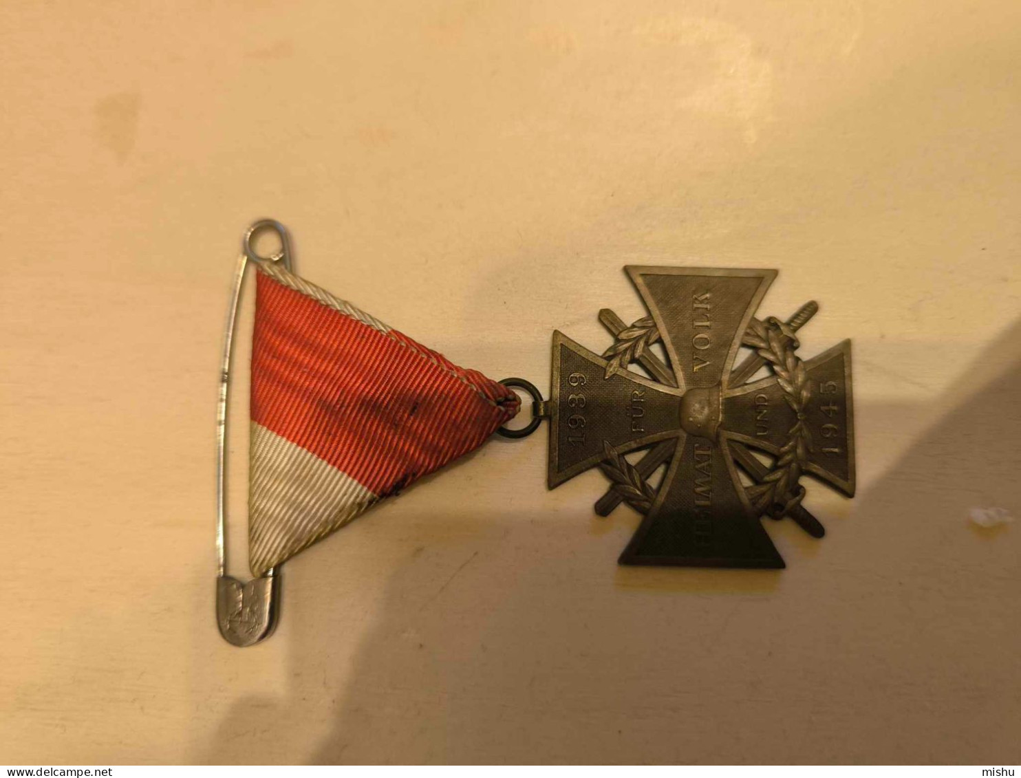 Austrian Cross FUR HEIMAT UND VOLK 1939 - 1945 - Oesterreich