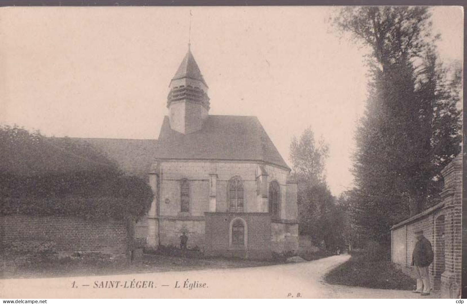 Cpa   Saint Léger - Saint-Leger