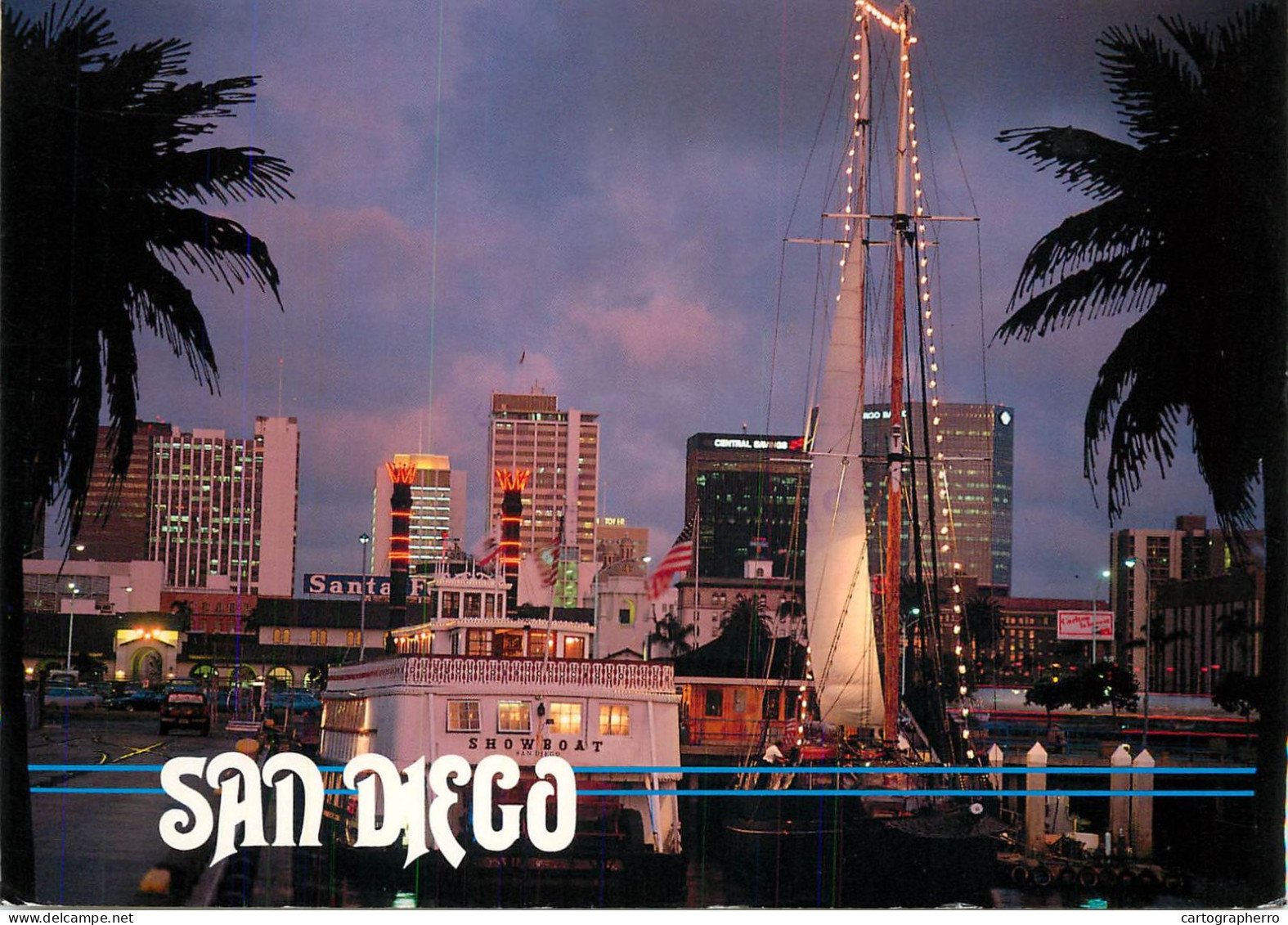 United States CA San Diego Tours Boats Docked - San Diego