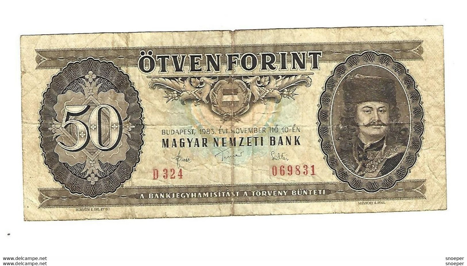 *hungary 50 Forint 1983 170 F - Hongrie