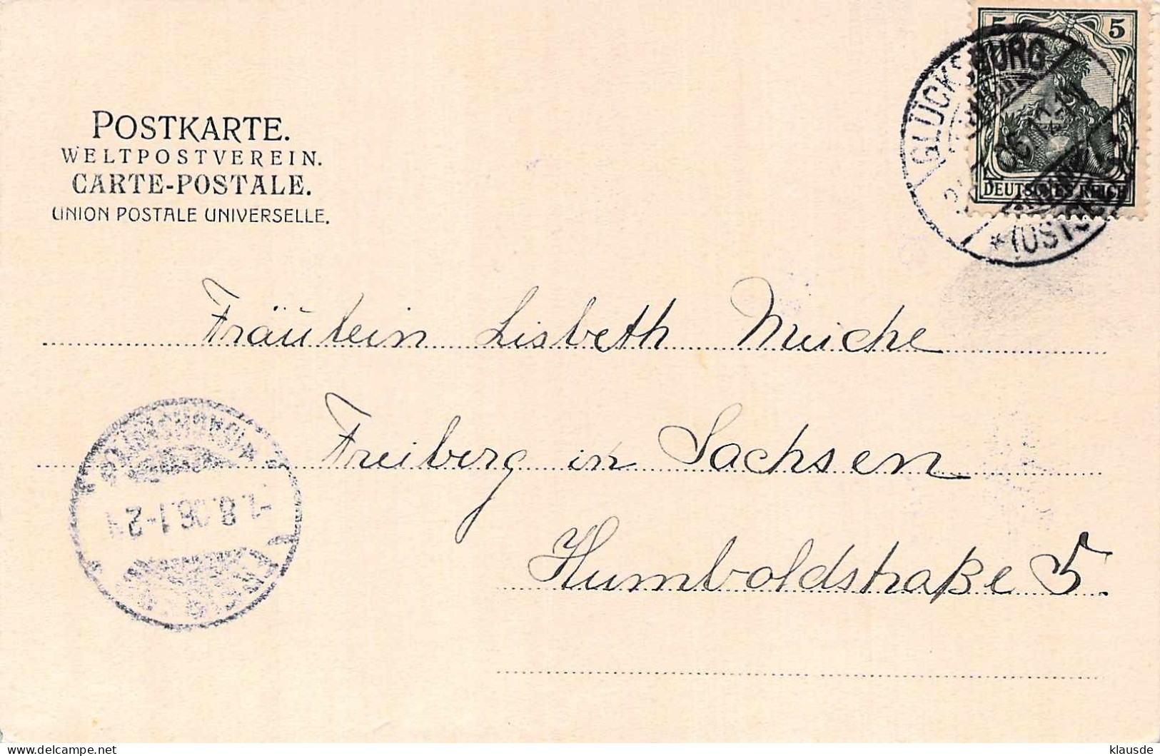 Glücksburg - Mehrbild Pensionat Glücksburg Gel.1906 AKS - Glücksburg