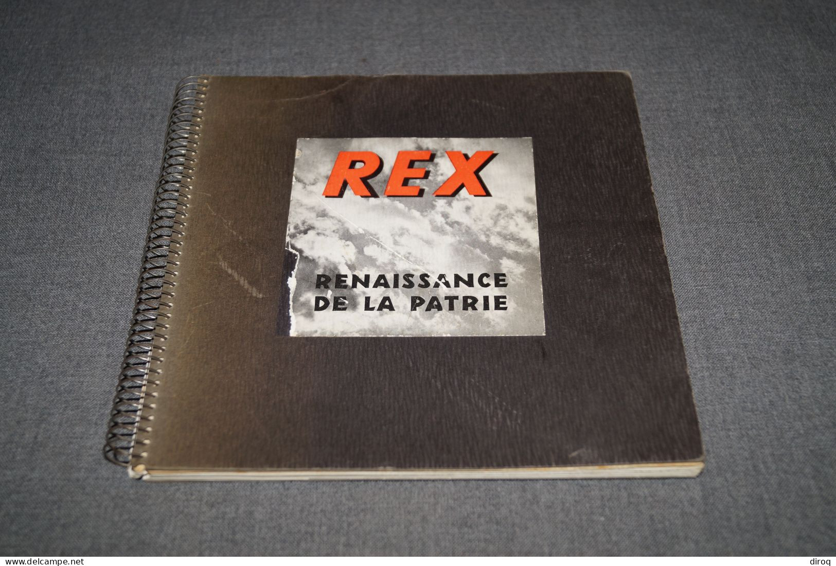 Léon Degrelle,REX,original,RARE,Renaissance De La Patrie, 20 Cm. Sur 20 Cm. Complet - Documents Historiques