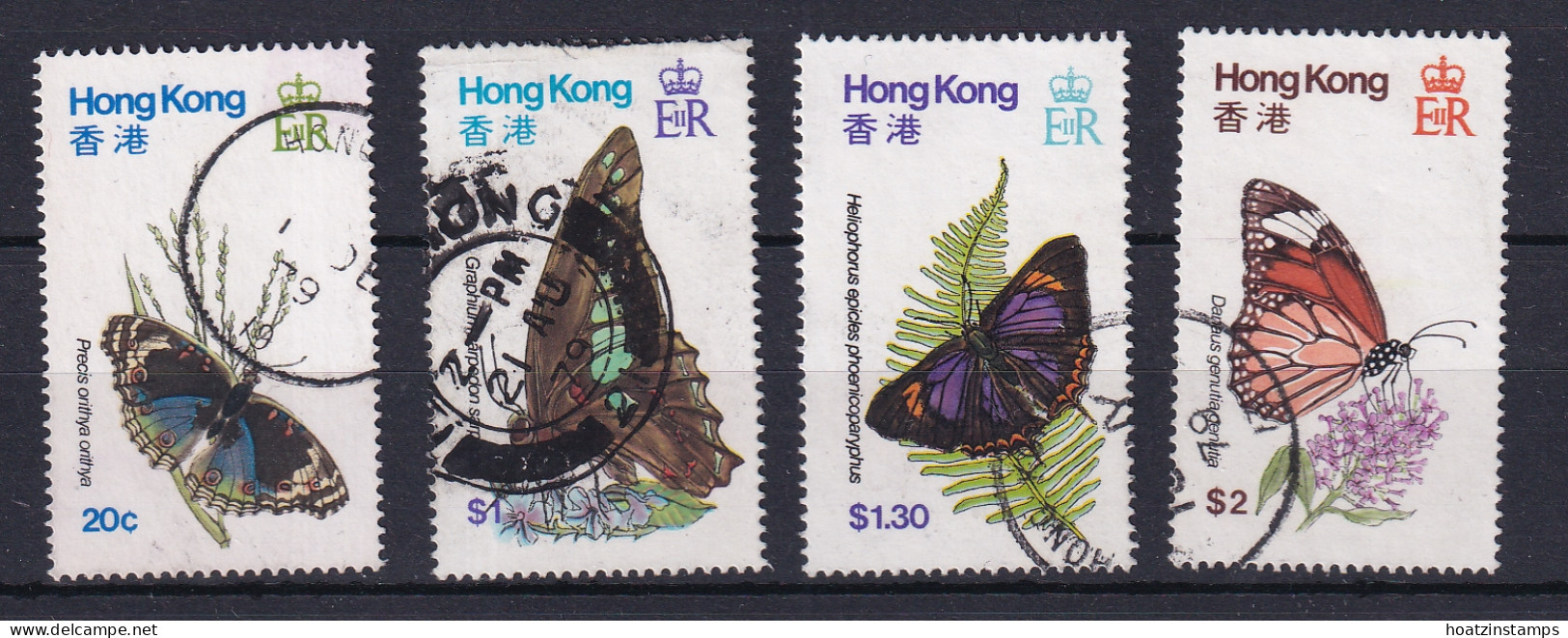 Hong Kong: 1979   Butterflies   Used - Usados