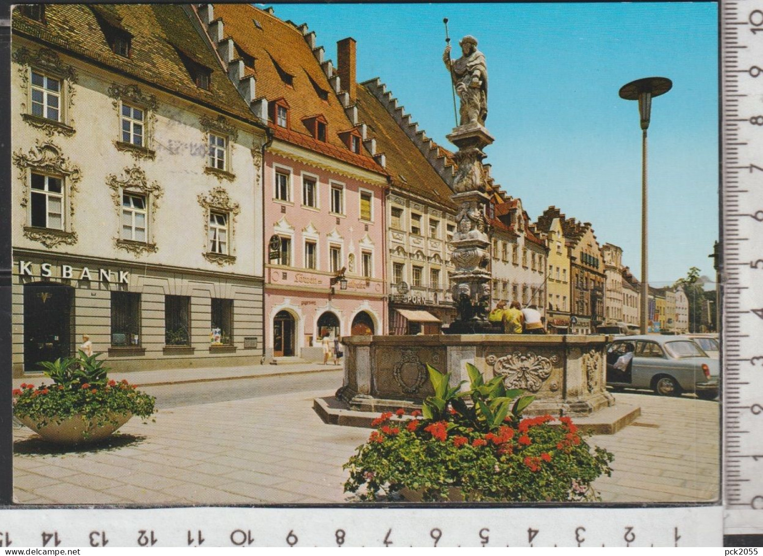 Straubing - Ludwigsplatz - Gelaufen 1980 (4436) , Günstige Versandkosten - Straubing