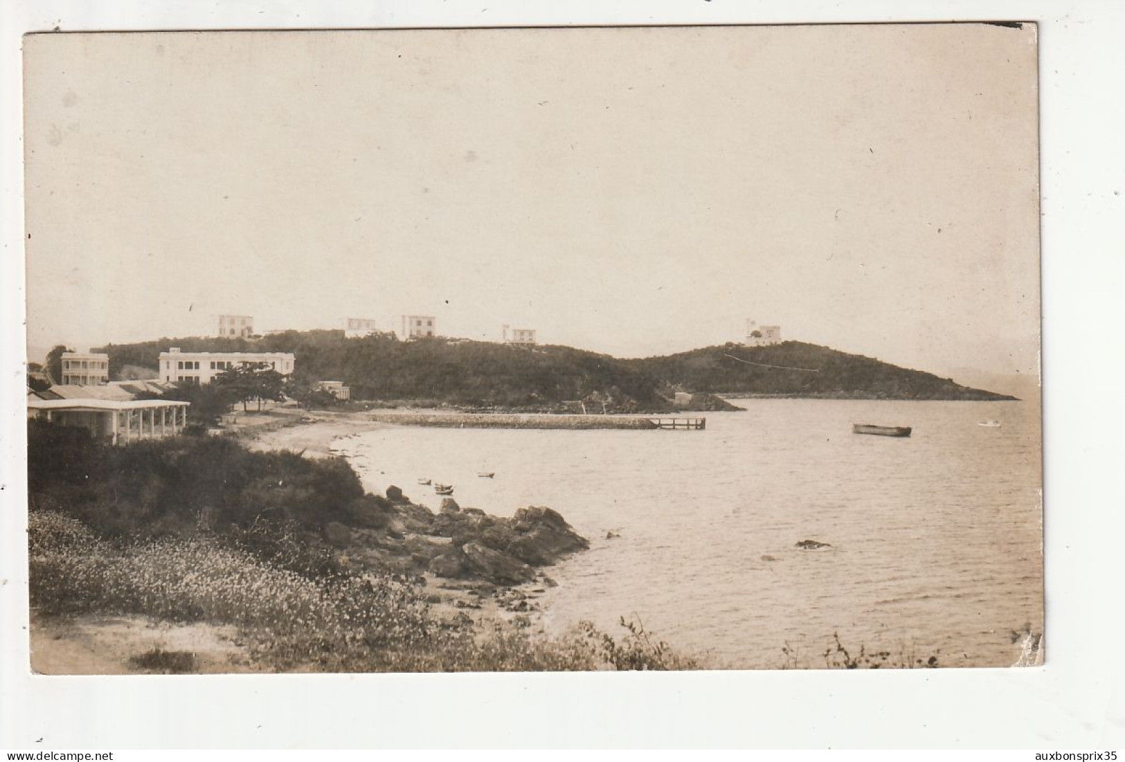 CARTE PHOTO - PAYSAGE BORD DE MER - A Identifier