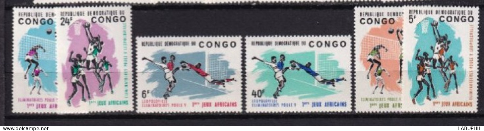 CONGO MNH **1965 Sports - Ungebraucht