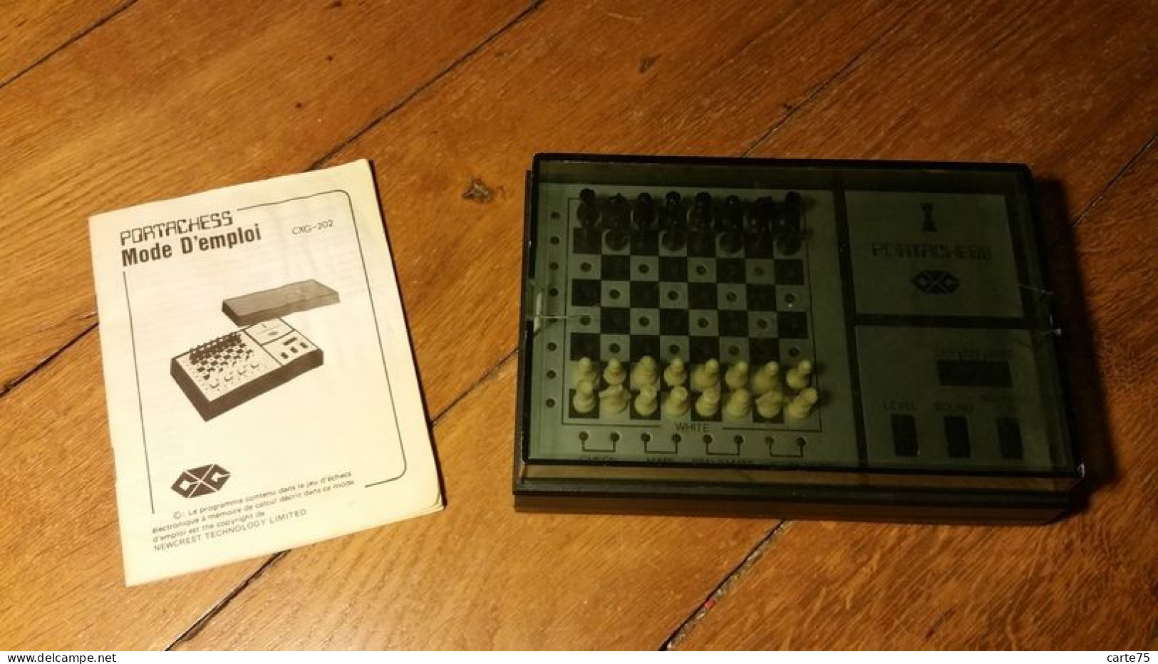 Jeu D'échec électronique Vintage, Portachess, Cxg 202, 1983-84, - Other & Unclassified