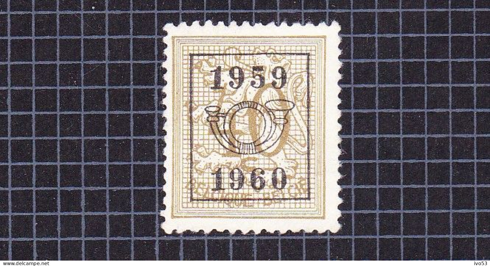 1959 Nr PRE693(*) Zonder Gom.Heraldieke Leeuw:40cfr.Opdruk 1959-1960. - Typografisch 1929-37 (Heraldieke Leeuw)