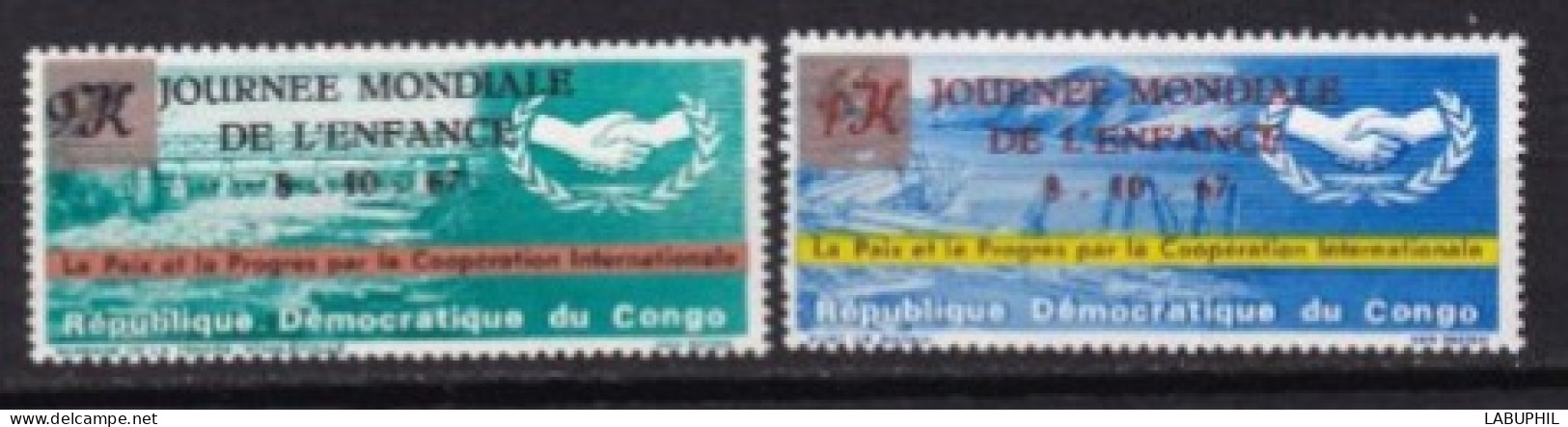 CONGO MNH **1968 Surcharges - Mint/hinged