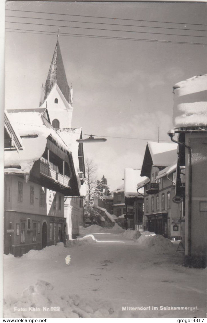 E1885) MITTERNDORF Im Salzkammergut - Tolle Verschneite Ansicht - Alte FOTO AK - - Bad Mitterndorf