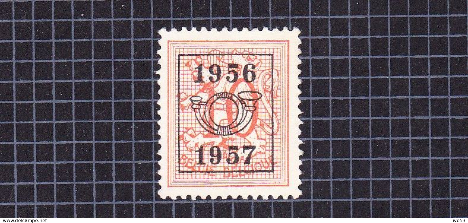 1956 Nr PRE660(*) Zonder Gom.Heraldieke Leeuw:10c.Opdruk 1956-1957. - Typos 1929-37 (Lion Héraldique)