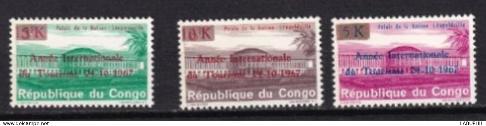 CONGO MNH **1968 Surcharges - Mint/hinged