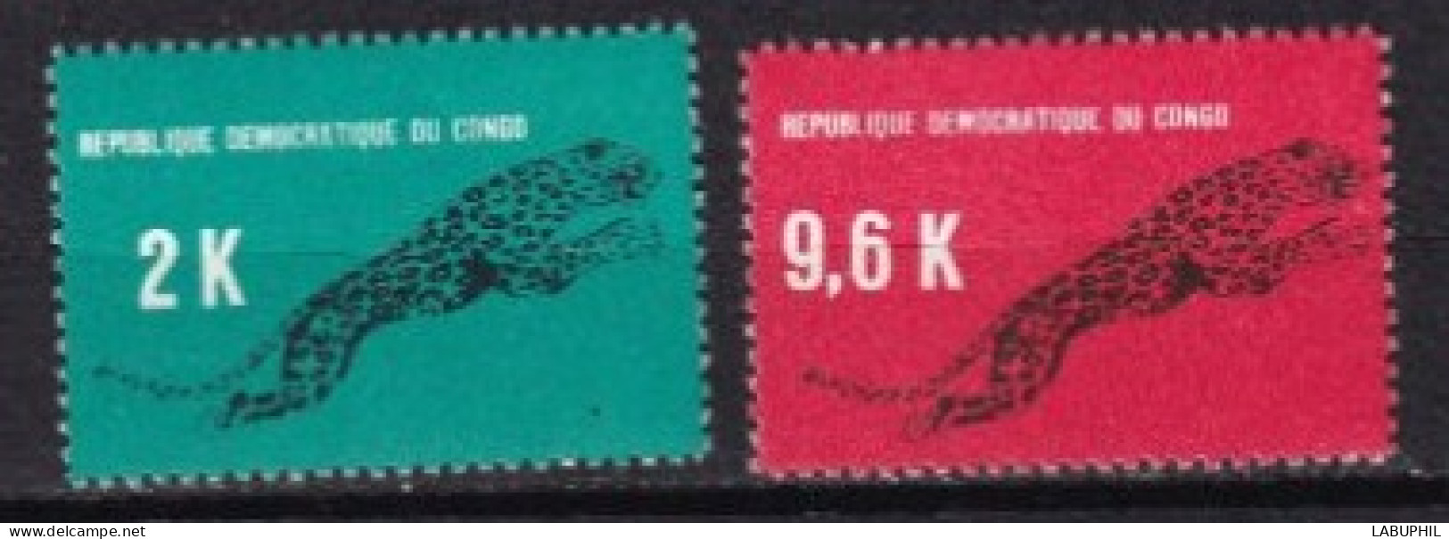 CONGO MNH **1968 Animaux - Nuevas/fijasellos