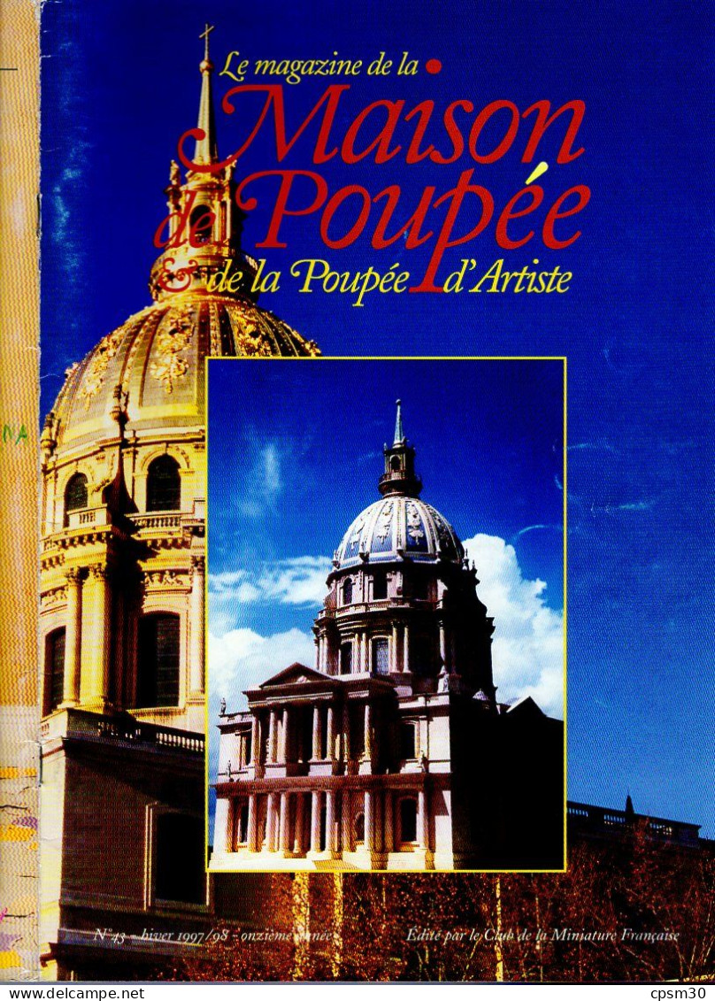 Livre, Magazine De La Maison De POUPEES D'Artiste, 52 Pages 1997/98 N°43 - Bambole